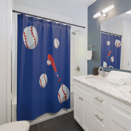 Baseball Days Shower Curtains