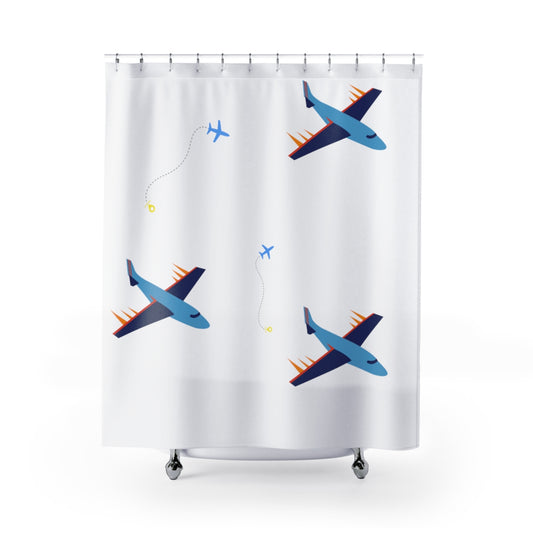 Fast Planes Shower Curtains