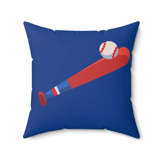 Baseball Days Square Pillow