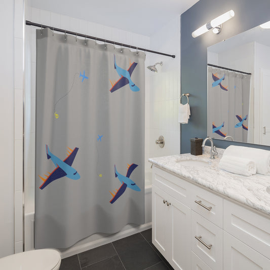 Fast Planes Shower Curtains