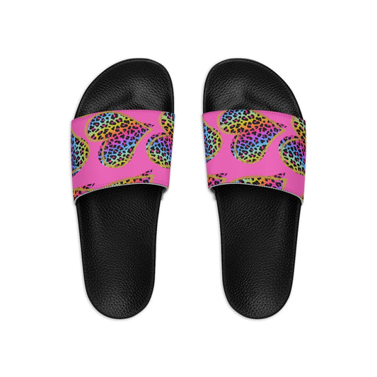 Multicolor Cheetah Slides