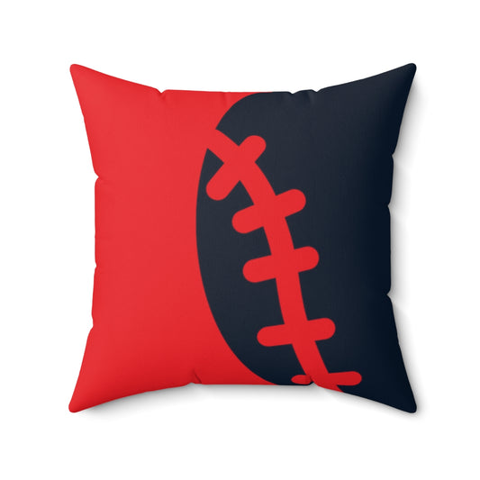 Baseball Days Square Pillow