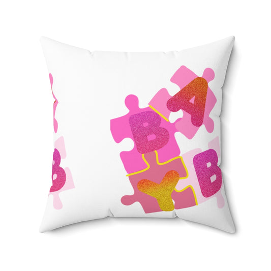 Baby Pieces Square Pillow